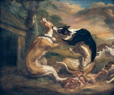 La Pelea de Perros, 1678 de Juriaen Jacobsz